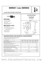 HER801 datasheet pdf Bytes