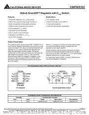 CMPWR101 datasheet pdf California Micro Devices Corp