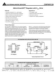 CMPWR130 datasheet pdf California Micro Devices Corp