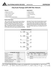 CSPRC030 datasheet pdf California Micro Devices Corp