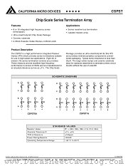 CSPST16-510J datasheet pdf California Micro Devices Corp