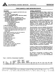 G65SC02-A datasheet pdf California Micro Devices Corp