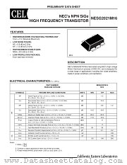 NESG2021M16-T3 datasheet pdf California Micro Devices Corp