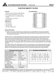 PAC500QT datasheet pdf California Micro Devices Corp