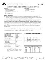 PAC1284-02QR datasheet pdf California Micro Devices Corp
