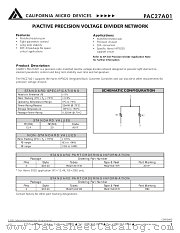 PAC27A01 datasheet pdf California Micro Devices Corp