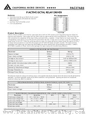 PAC27A88ST datasheet pdf California Micro Devices Corp