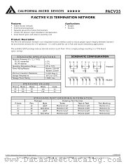 PACV35-02SR datasheet pdf California Micro Devices Corp