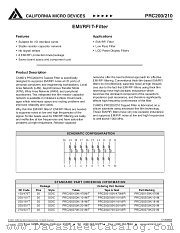 PRC200 datasheet pdf California Micro Devices Corp