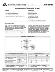 PRN11016N22T0J datasheet pdf California Micro Devices Corp