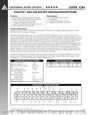 SUPER1284-04QT datasheet pdf California Micro Devices Corp