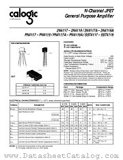 SST4119 datasheet pdf Calogic