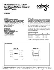 CLM2805AZ-3.0 datasheet pdf Calogic