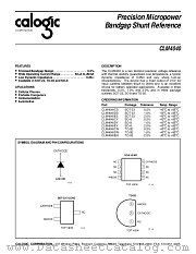 CLM4040CY datasheet pdf Calogic