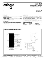 CVA3404T datasheet pdf Calogic