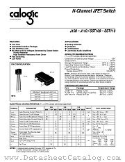 SST110 datasheet pdf Calogic