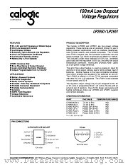 LP2951ACP-5.0 datasheet pdf Calogic