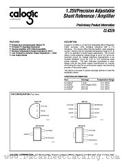 CL432AVS datasheet pdf Calogic