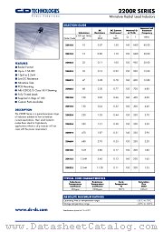 22R333 datasheet pdf C&D Technologies