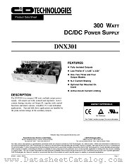DNX301-U4F datasheet pdf C&D Technologies
