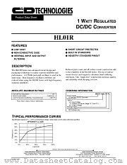 HL01R15S05 datasheet pdf C&D Technologies