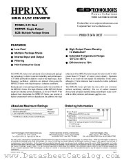 HPR117 datasheet pdf C&D Technologies