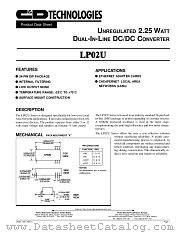 LP02U12S09 datasheet pdf C&D Technologies