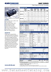 NMT0572S datasheet pdf C&D Technologies