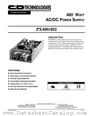 PX402-U4F datasheet pdf C&D Technologies