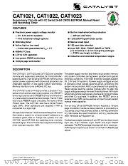 CAT1022 datasheet pdf Catalyst Semiconductor