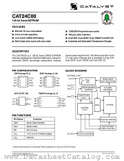 CAT24C00 datasheet pdf Catalyst Semiconductor
