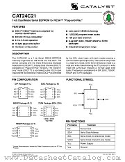 CAT24C21 datasheet pdf Catalyst Semiconductor