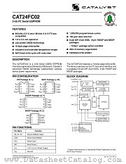 CAT24FC02 datasheet pdf Catalyst Semiconductor