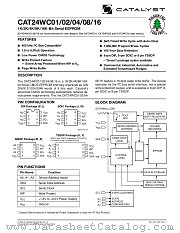 CAT24WC01 datasheet pdf Catalyst Semiconductor