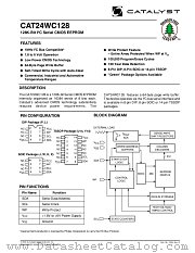 CAT24WC128 datasheet pdf Catalyst Semiconductor