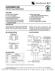 CAT24WC129 datasheet pdf Catalyst Semiconductor