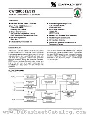 CAT28C512 datasheet pdf Catalyst Semiconductor