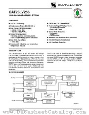 CAT28LV256 datasheet pdf Catalyst Semiconductor