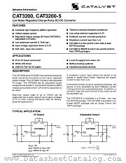 CAT3200-5 datasheet pdf Catalyst Semiconductor