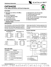 CAT34ACO2 datasheet pdf Catalyst Semiconductor