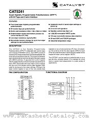 CAT5241 datasheet pdf Catalyst Semiconductor