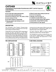 CAT5409 datasheet pdf Catalyst Semiconductor