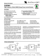 CAT661 datasheet pdf Catalyst Semiconductor