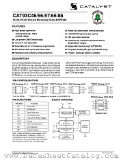 CAT93C56 datasheet pdf Catalyst Semiconductor