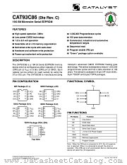 CAT93C86 datasheet pdf Catalyst Semiconductor