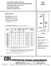 1N4782A datasheet pdf Compensated Devices Incorporated