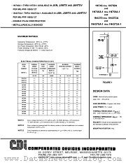 1N754A datasheet pdf Compensated Devices Incorporated
