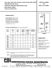 1N827 datasheet pdf Compensated Devices Incorporated