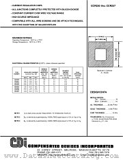 CCR256 datasheet pdf Compensated Devices Incorporated