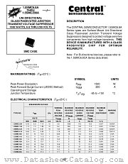 1.5SMC51A datasheet pdf Central Semiconductor